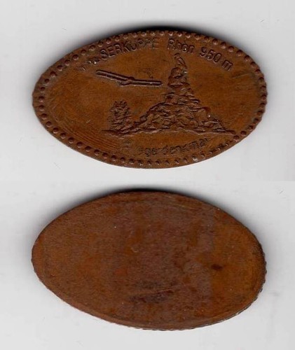 Elongated coin wasserkuppe - elongated,
