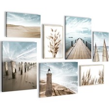 Wandbilder set xxl - set, wohnzimmer