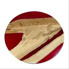 12 " Holz Epoxid Seite Table