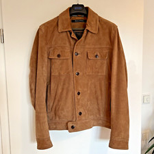 Marc O'Polo Herrenjacke: Ziegenwildleder, Naturfarbe, Gr. 50 - Neuwertig UVP 499