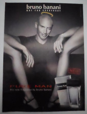 14. Bruno Banani PURE MAN Parfum Werbeanzeige Werbung Reklame 2006