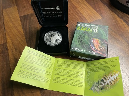 New zealand kakapo 1oz silver - 1oz,