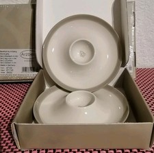 Arzberg Barefoot Living Home 6 x Eierbecher mit Ablage Stone grey Til Schweiger 