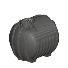 Zisterne 10000 l Regenwasser Erdtank RONDO 3x DN100 Anschlüsse, lebensmittelecht