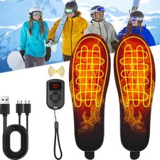 Beheizbare Einlegesohlen Beheizbare Sohlen USB-Fußwärmer Thermosohlen für Herren