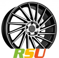 Keskin KT17 Hurricane black front polish 8.5x19" ET30 LK5 112 ML 72.6 Alufelg...