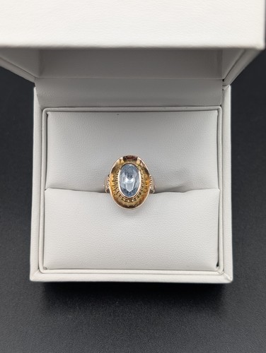 Vintage goldring 333 gold mit - 333,