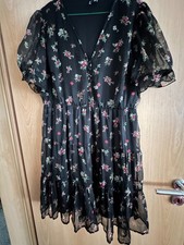 Damen Vero Moda luftiges Sommerkleid Rosenmuster