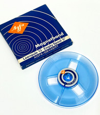 AGFA Blue Leerspule 13cm Kunststoff Spule/5" Empty Spool Reel NOS/NEU/UNUSED/OVP