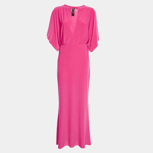 Norma kamali maxikleid rosa - maxikleid,
