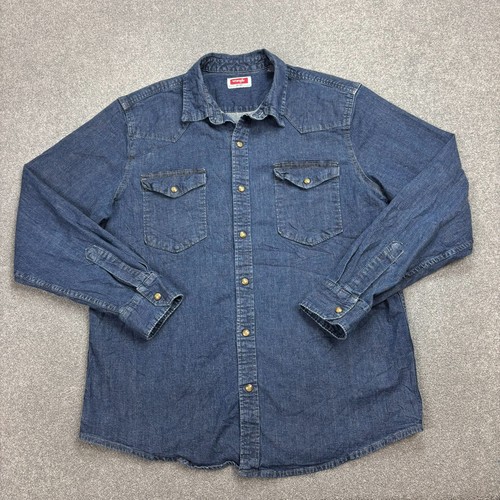 Wrangler jeanshemd erwachsene - jeanshemd,