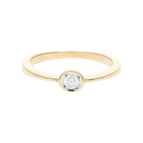 Diamant ring damen gold - diamant,