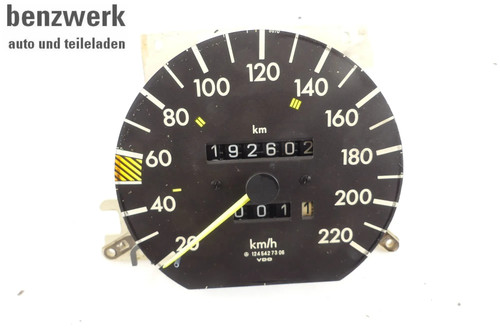 Mercedes w124 tacho cockpit - mercedes,