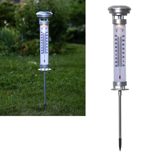 Led solar außen - solar, außen-thermometer