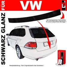 Lackschutzfolie Ladekantenschutz für VW Golf 6 Variant 2009-2013 Schwarz Glanz