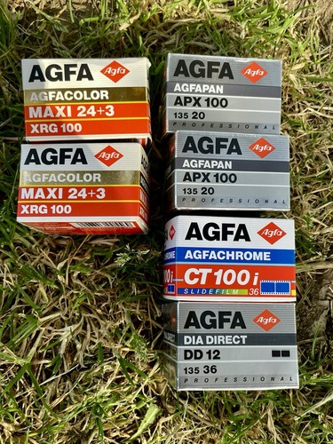 Agfa analog film konvolut - agfa,