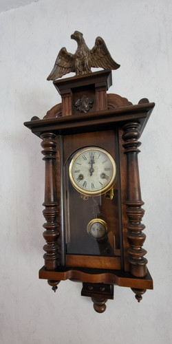 Antik stil holz - antik-stil, wanduhr