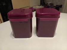 Tupperware 2er Set Bellevue 1,2 Liter ( Neu ) Lila 
