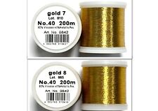 Madeira Metallic 40 Stickgarn 200m 0,01€/m 60% Viskose 40% met. PES Rolle Spule