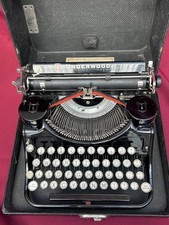 Antik Underwood Portable Typewriter 4 Bank SN640236 aus 1933 Schreibmaschine Top