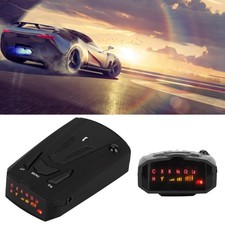 (Black)360 Grad V7 GPS Auto Geschwindigkeit Sicherheit Sprachalarm Radarwarner