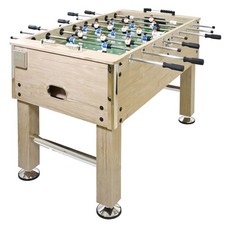 GAMES PLANET® Profi Tischfussball Leeds, Holz hell
