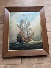 ölgemälde kriegsschiff - Ölgemälde,
