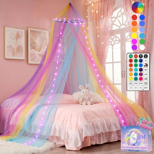 Prinzessin bettvorhang mit led - prinzessin-bettvorhang,