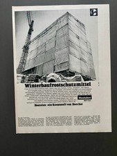 Hostalen Kunststoff Hoechst Farbwerke AG Frankfurt 1969 Vintage Ad Werbung V02