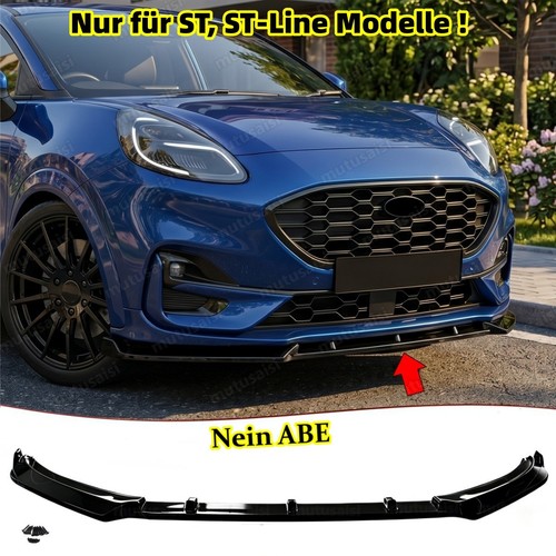 Frontlippe glanz schwarz - schwarz, für