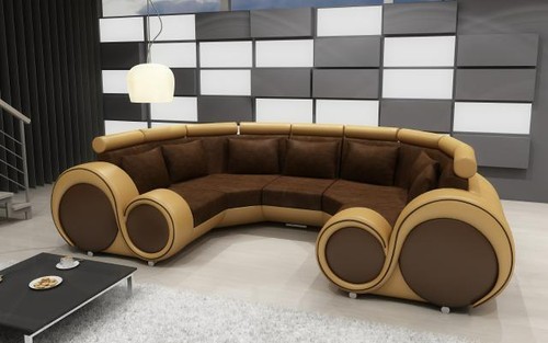 Ecksofa wohnlandschaft form - u,