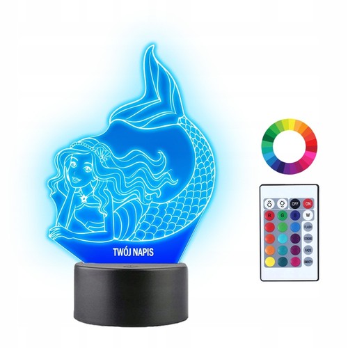 Led nachtlampe barbie - 3d,