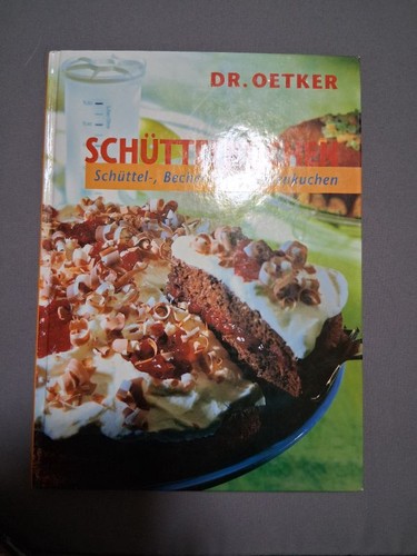 Oetker kochbuch schüttel - dr., schüttel-