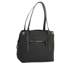 GUCCI Schultertasche Tasche GG Canvas Shoulder Bag Schwarz