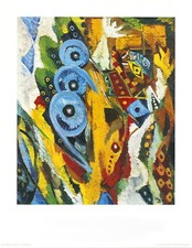 Ernst Wilhelm Nay «DIE JAKOBSLEITER» hochwertiger Kunstdruck n. Original v. 1946
