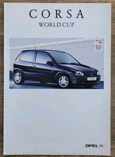 Opel Corsa B WorldCup USA94 WM Prospekt/brochure/folleto/opuscolo/broszura 1994