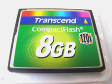 8GB Compact Flash Card 120x (