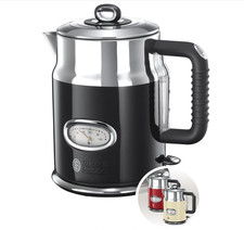 Russell Hobbs Retro Classic Noir 2400W 1,7L Wasserkocher - Schwarz (21671-70)