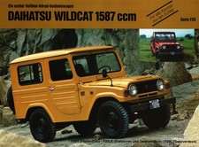 Prospekt Datenblatt Daihatsu