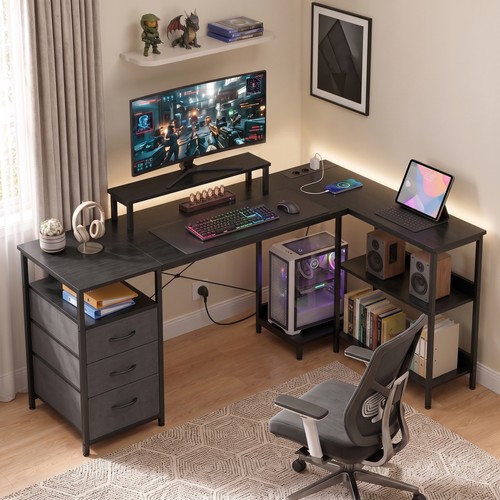 Homcom schreibtisch form mit - form,