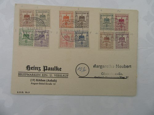 Briefmarken lokalausgabe auf - briefmarken,