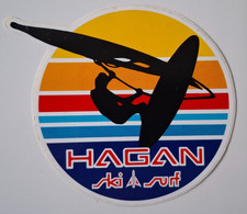 Aufkleber hagan ski - &, surf"