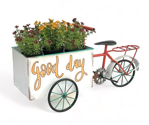 Blumenfahrrad für garten - blumenfahrrad,