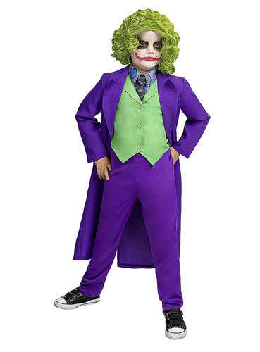 Joker kostüm für kinder - kostüm, no