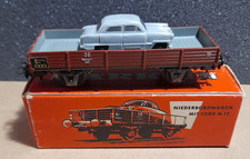 H0 Märklin 4504 Güterwagen Niederbordwagen mit Ford M12 DB gebraucht