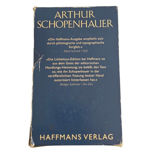 Arthur schopenhauer werke - arthur,