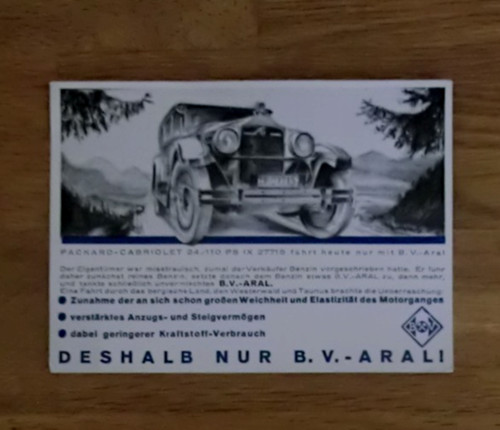 Aral tankwart oldtimer packard - aral,