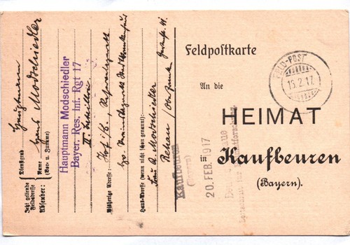 Feldpostkarte weltkrieg mit - weltkrieg,