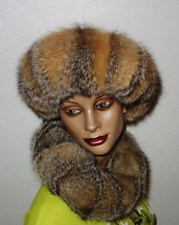 Griesfuchs Pelz Stirnband Silberfuchs Fell Haarband Echt Fuchs Fellmütze Fox Fur