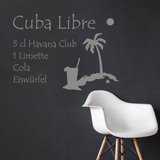 Wandtattoo Cuba Libre Wandbild